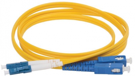 Патч-корд оптический коммутационный переходной для одномодового кабеля (SM); 9/125 (OS2); LC/UPC-SC/UPC (Duplex) (дл.10м) ITK FPC09-LCU-SCU-C2L-10M 412449