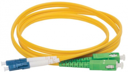 Патч-корд оптический коммутационный переходной для одномодового кабеля (SM); 9/125 (OS2); SC/APC-LC/APC (Duplex) (дл.100м) ITK FPC09-SCA-LCA-C2L-100M 412468
