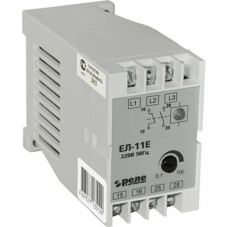 Реле контроля фаз ЕЛ-11Е 100В 50Гц Реле и Автоматика A8222-77135105 291223