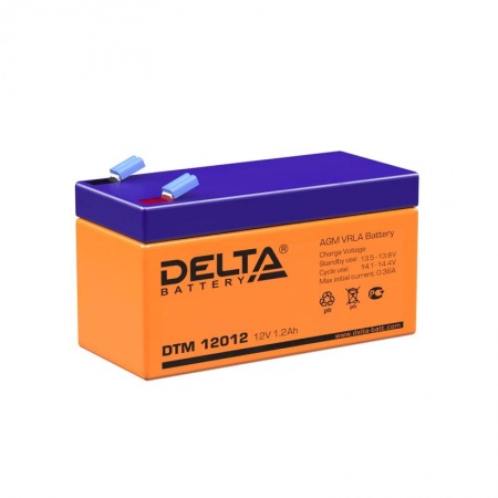 Аккумулятор 12В 1.2А.ч. Delta DTM 12012 387811