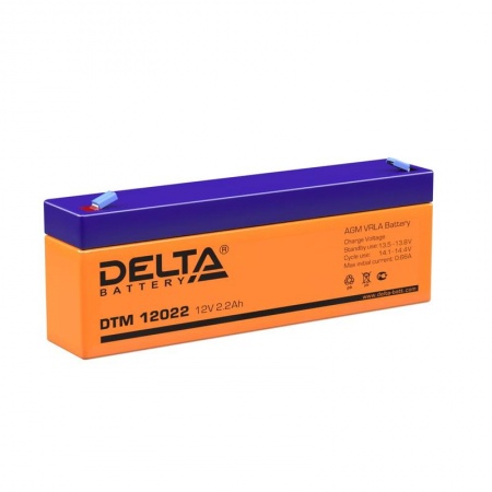 Аккумулятор 12В 2.2А.ч свинцово-кислотный Delta DTM 12022 436492