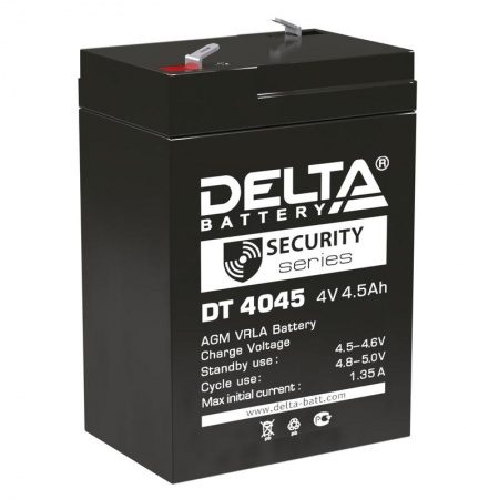 Аккумулятор для прожекторов FA19-37-65-60-90 KA16M/MR 4В 4.5А.ч Delta DT 4045 304061