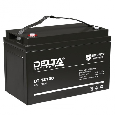 Батарея аккумуляторная 12В 100А.ч Delta DT 12100 421008