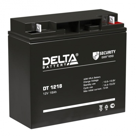 Батарея аккумуляторная 12В 18А.ч Delta DT 1218 431284