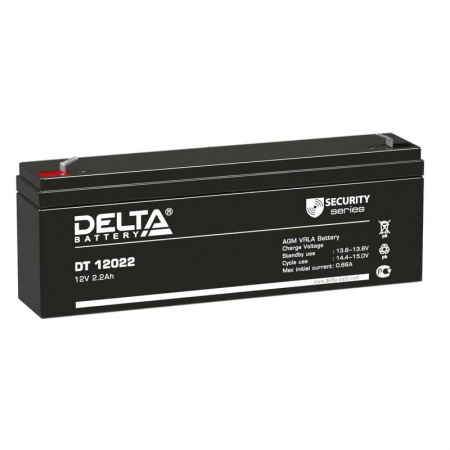 Батарея аккумуляторная 12В 2.2А.ч Delta DT 12022 300723