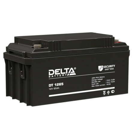 Батарея аккумуляторная 12В 65А.ч. Delta DT 1265 492308