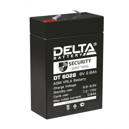 Батарея аккумуляторная 6В 2.8А.ч Delta DT 6028 473786