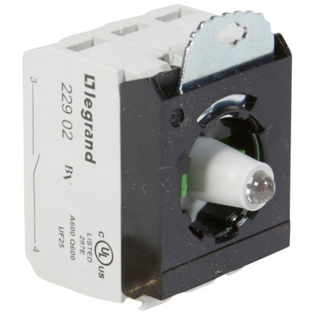 Блок контактов 3п 12-24В +2хНО адаптер с инд. под винт красн. Osmoz Leg 023007 1009976