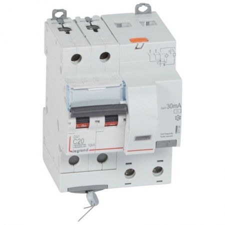 Выключатель автоматический дифференциального тока 2п C 20А 30мА тип AC 6кА DX3 4мод. Leg 411159 1016376