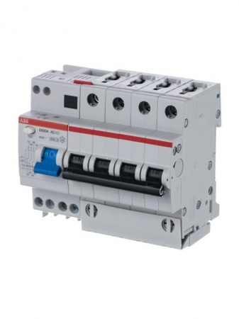 Выключатель автоматический дифференциального тока 4п C 50А 30мА тип AC 6кА DS204 8мод. ABB 2CSR254001R1504 157117