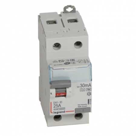Выключатель дифференциального тока (УЗО) 2п 25А 30мА тип A DX3 Hpi Leg 411590 1015637