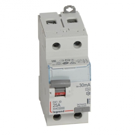 Выключатель дифференциального тока (УЗО) 2п 25А 30мА тип A DX3 Leg 411554 265572