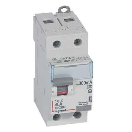Выключатель дифференциального тока (УЗО) 2п 40А 300мА тип A DX3 Leg 411570 1015633
