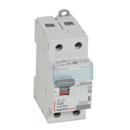 Выключатель дифференциального тока (УЗО) 2п 63А 300мА тип A DX3 Leg 411571 1015634