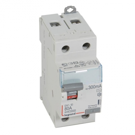Выключатель дифференциального тока (УЗО) 2п 80А 300мА тип AC DX3 Leg 411527 1015625