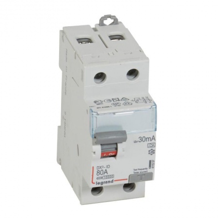 Выключатель дифференциального тока (УЗО) 2п 80А 30мА тип A DX3 Leg 411557 1015631