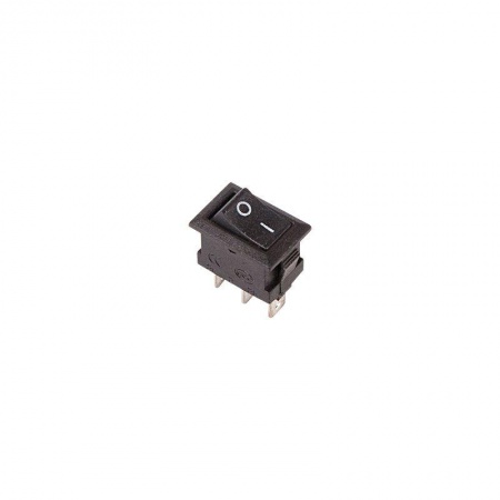 Выключатель клавишный 250В 3А (3с) ON-ON черн. Micro (RWB-102) Rexant 36-2030 415471