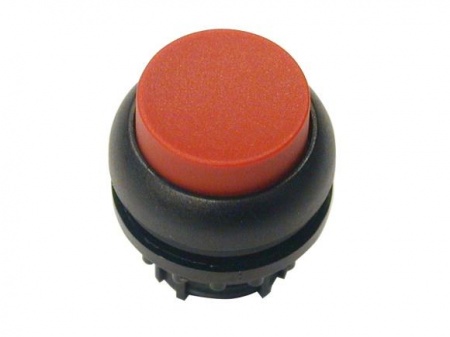 Головка кнопки M22S-DRH-R выступающая с фикс. красн.; черн. лицевое кольцо EATON 216668 372008