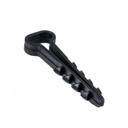 Дюбель-хомут d5х10мм для плоского кабеля черный (уп.100шт) PROxima EKF plc-cd1-5x10b 1217743