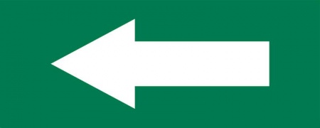 Знак "стрелка влево" для аварийного светильника IP20 VARTON V1-R0-70357-21A01-2010 461555