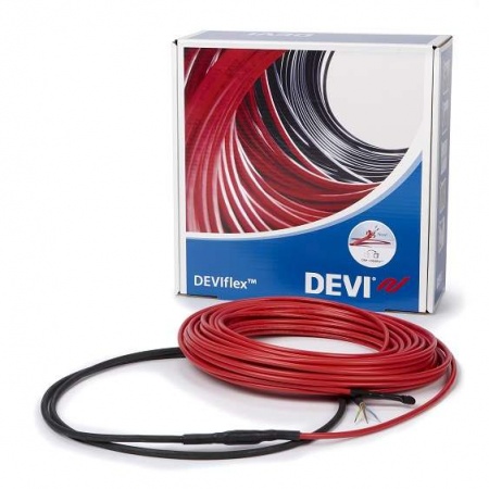 Комплект "Теплый пол" (кабель) двухжильный DEVIflex 10T 135Вт 15м DEVI 140F1407 517653