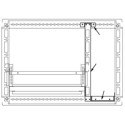 Комплект для созд. кабельного отсека для шкафов CQE 1800х500 ДКС R5PFI1850 1001164