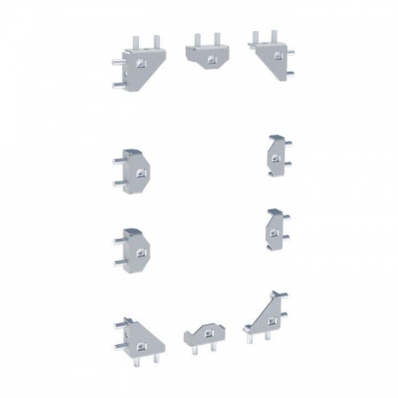 Комплект запасных аксессуаров для соединения каркасов и монтажа боковых и задних панелей AVERES EKF AJC10 1233888