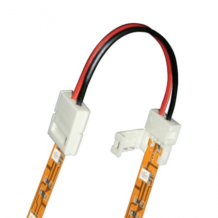 Коннектор (провод) для соединения светодиод. лент UCX-SS2/B20-NNN WHITE 020 POLYBAG (уп.20шт) бел. Uniel 06612 426975