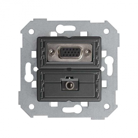Коннектор VGA HD15 мама + мини-джек 3.5мм Simon82 Detail 7500091-039 393720