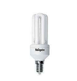 Лампа люминесцентная компакт. 94 019 NCL-3U-11-827-E14 11Вт E14 3U 2700К Navigator 13071 128353