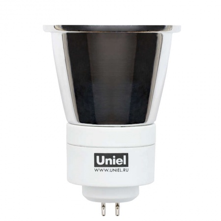 Лампа люминесцентная компакт. ESL JCDR 7Вт GU5.3 спиральная 2800К CL Uniel 00595 119979