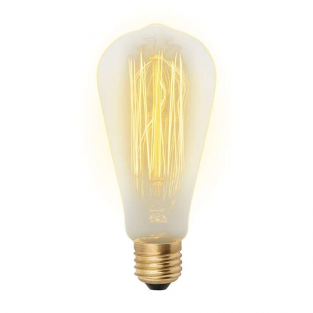Лампа накаливания IL-V-ST64-60/GOLDEN/E27 60Вт E27 220-230В Uniel UL-00000482 420969