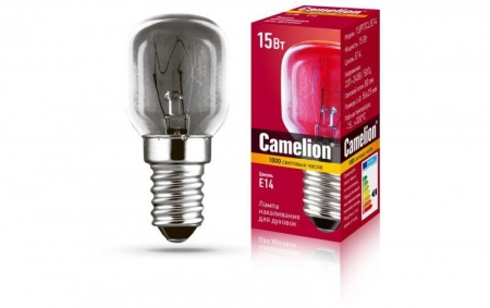 Лампа накаливания MIC 15/PT/CL/E14 для духовок Camelion 12979 492467