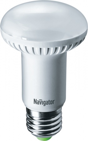 Лампа светодиодная 94 260 NLL-R63-8-230-2.7K-E27 8Вт 2700К тепл. бел. E27 600лм 220-240В Navigator 94260 200664