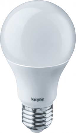 Лампа светодиодная 94 388 NLL-A60-10-230-4K-E27 10Вт грушевидная 4000К белый E27 820лм 170-260В Navigator 94388 257361