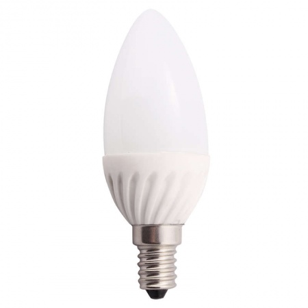 Лампа светодиодная HLB 05-35-W-02 5Вт свеча 2700К тепл. бел. E14 350лм 165-265В Новый Свет 500200 307417
