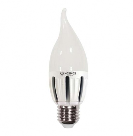 Лампа светодиодная LED KOSMOS premium 5Вт Свеча на ветру E27 230В 3000К Космос KLED5wCW230vE2727 277365