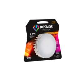 Лампа светодиодная LED KOSMOS premium 7Вт GX 53 230В 2700К Космос KLED7w230vGX5327K 264739