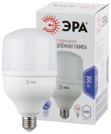 Лампа светодиодная LED smd POWER 30W-6500-E27 ЭРА Б0027004 1231363