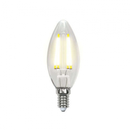 Лампа светодиодная LED-C35-6Вт/WW/E14/CL PLS02WH картон Uniel UL-00000199 415673