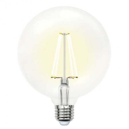 Лампа светодиодная LED-G125-10Вт/WW/E27/CL Uniel 10534 358195