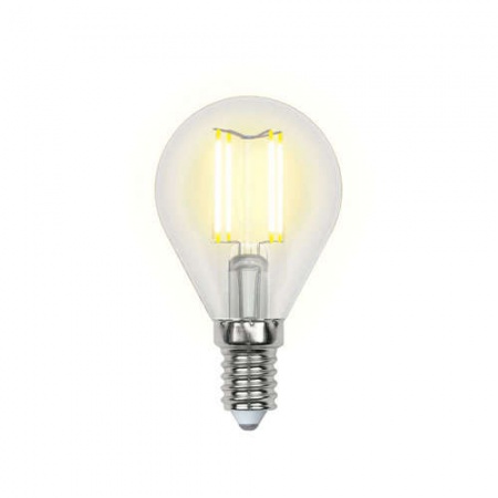 Лампа светодиодная LED-G45-6Вт WW E14 CL PLS02WH картон Uniel UL-00000197 415776