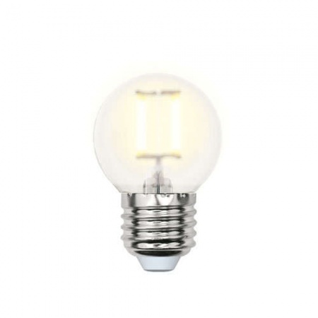 Лампа светодиодная LED-G45-6Вт/WW/E27/FR PLS02WH картон Uniel UL-00000302 411674