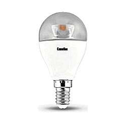 Лампа светодиодная LED7.5-G45-CL/830/E14 7.5Вт шар 3000К тепл. бел. E14 615лм 220-240В Camelion 11951 332980