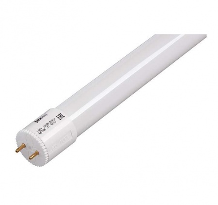 Лампа светодиодная PLED T8-600PL Nano 10Вт линейная 6500К холод. бел. G13 800лм 220-240В 90Led (пластик) JazzWay 4690601038180 331845