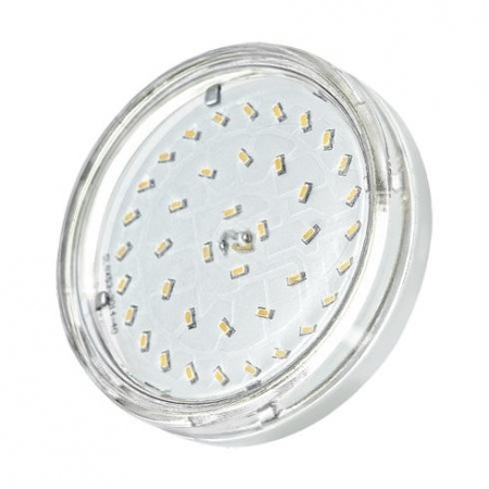 Лампа светодиодная PLED-ECO-GX53 6Вт таблетка 3000К тепл. бел. GX53 510лм 230В JazzWay 4897062851970 382551