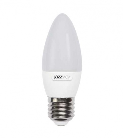 Лампа светодиодная PLED-SP C35 5.5Вт свеча 5000К холод. бел. E27 430лм 230В JazzWay 4690601033437 299866