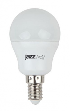 Лампа светодиодная PLED-SP-G45 7Вт шар 3000К тепл. бел. E14 540лм 230В JazzWay 4690601027856 286962