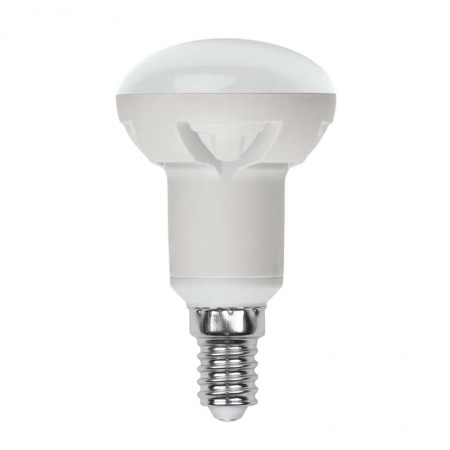 Лампа светодиодная диммируемая LED-R50-6W/NW/E14/FR/DIM PLP01WH форма "рефлектор" мат. Palazzo бел. упак. картон Uniel UL-00000934 485391