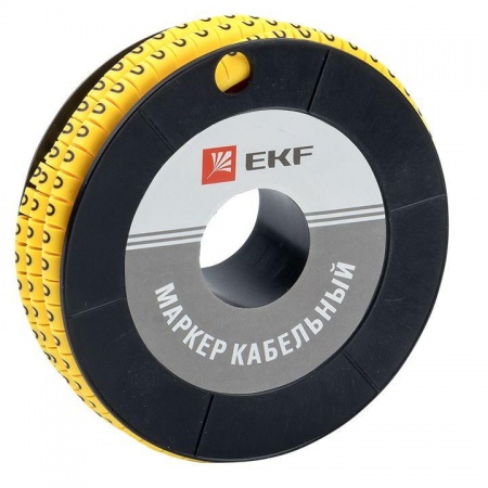 Маркер каб. 1.5кв.мм "0" (к-1000ед) (ЕС-0) EKF plc-KM-1.5-0 261183